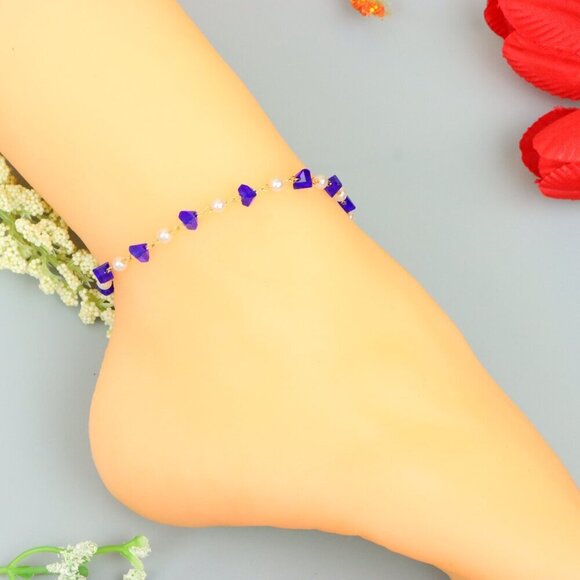 "Handmade Anklet – A Stylish Choice for Women, Thoughtful Gift Idea, EVCH1388 - Picture 11 of 12